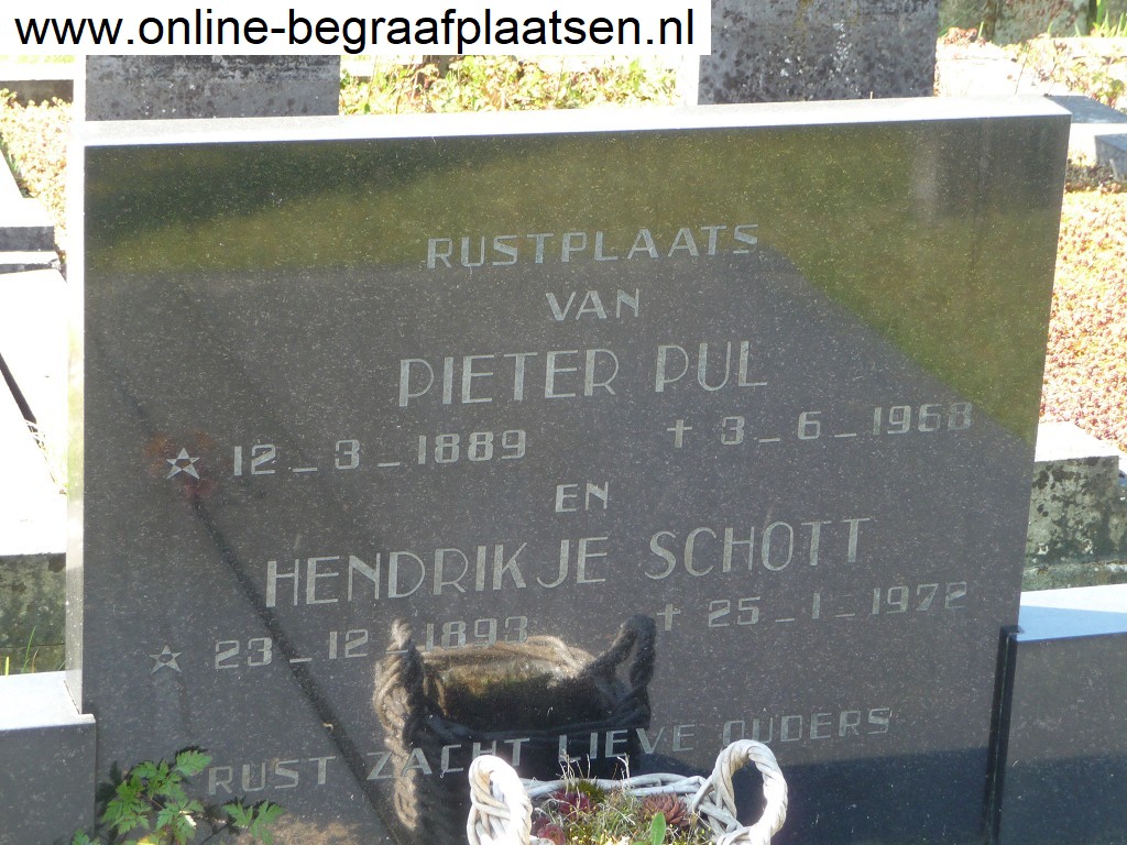 graf Pieter Pul en Hindrikje Schott